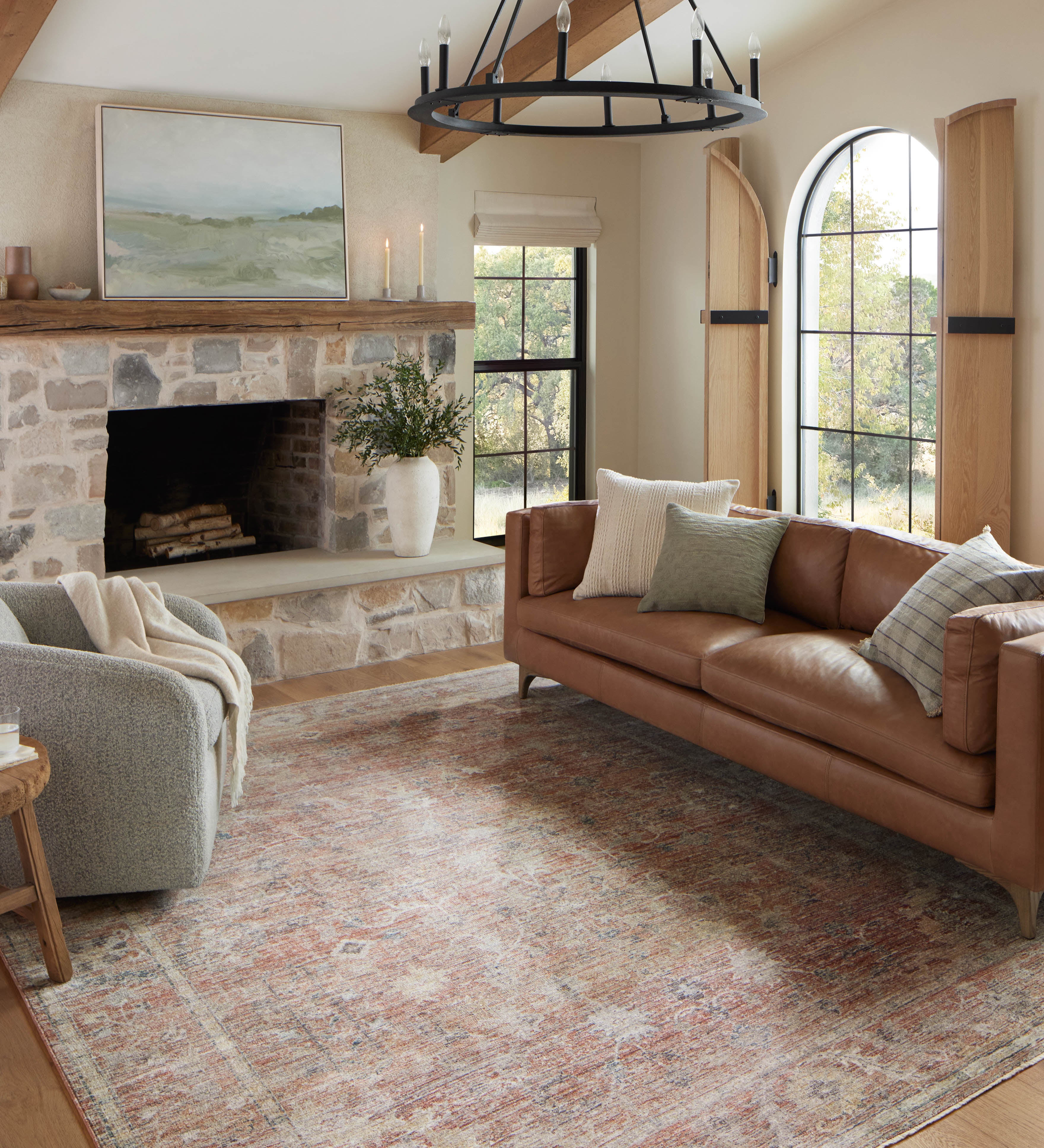 Magnolia Home by Joanna Gaines x Loloi Millie Sunset / Multi Rug 0-patterned rugs Loloi
