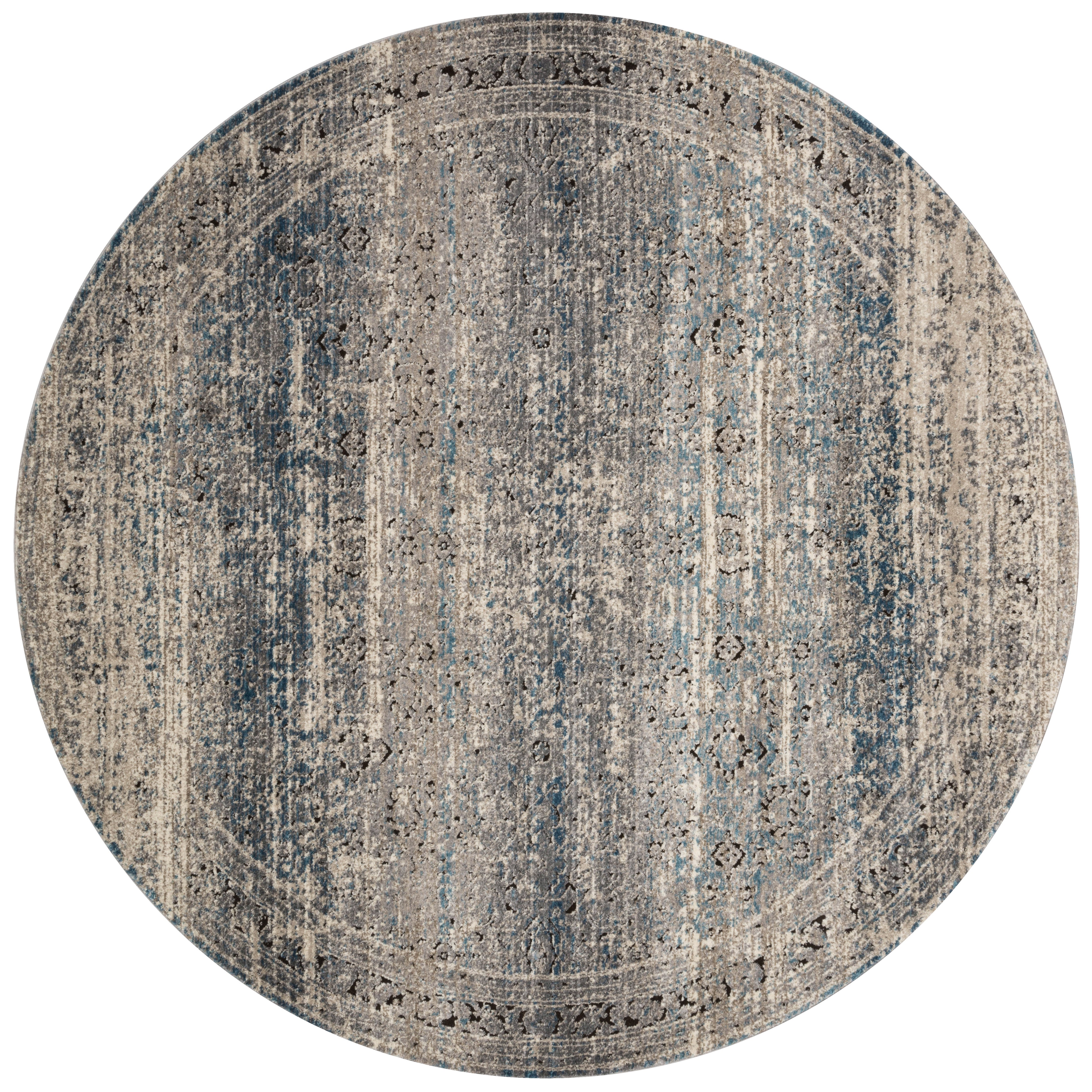 Loloi Millennium Grey / Blue Rug RUGS - synthetic Loloi