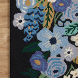 Rifle Paper Co. x Loloi Minnie Garden Party Black Rug