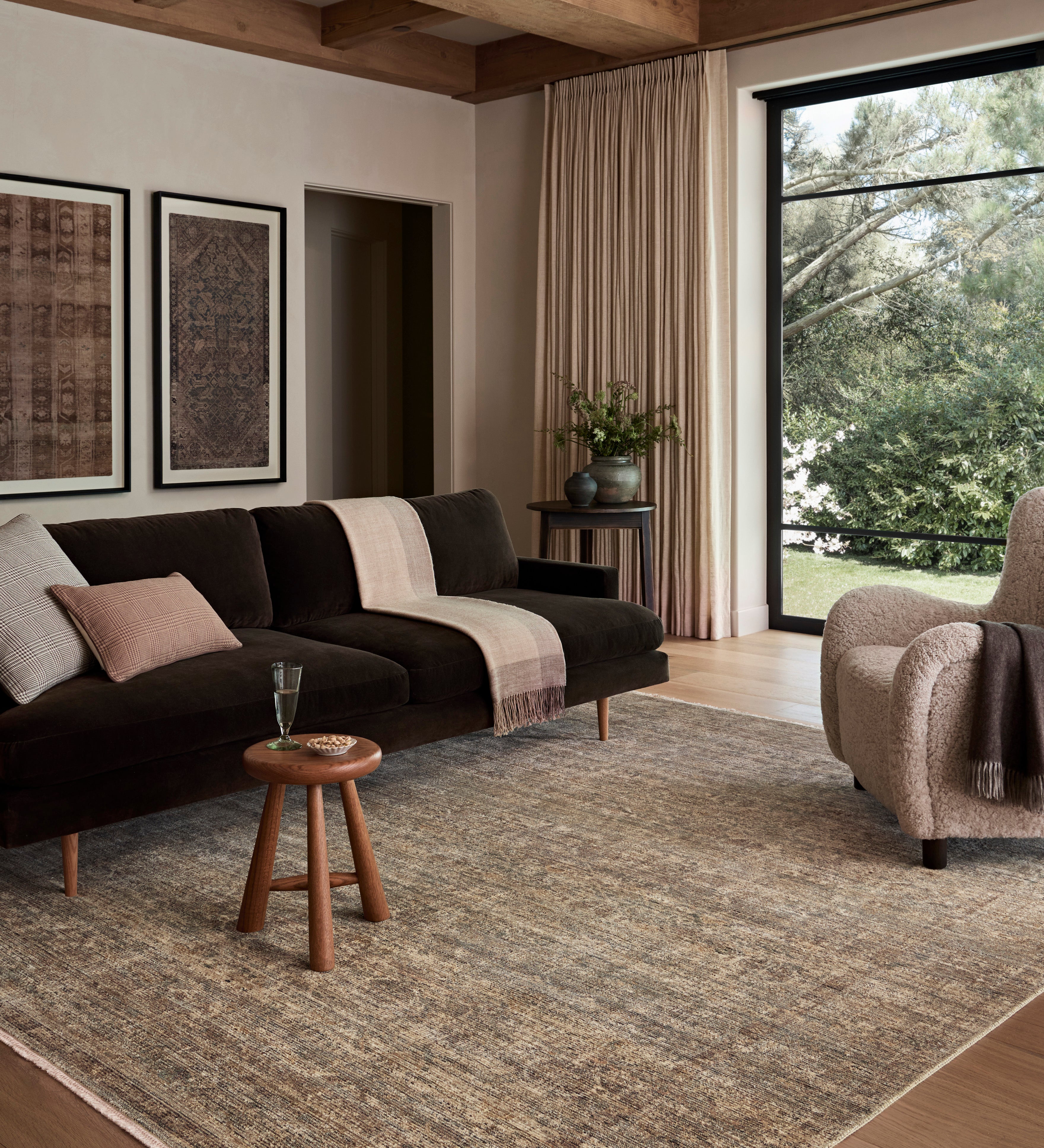 Amber Lewis x Loloi Molly Tobacco / Sage Rug 0-RUGS-patterned Loloi