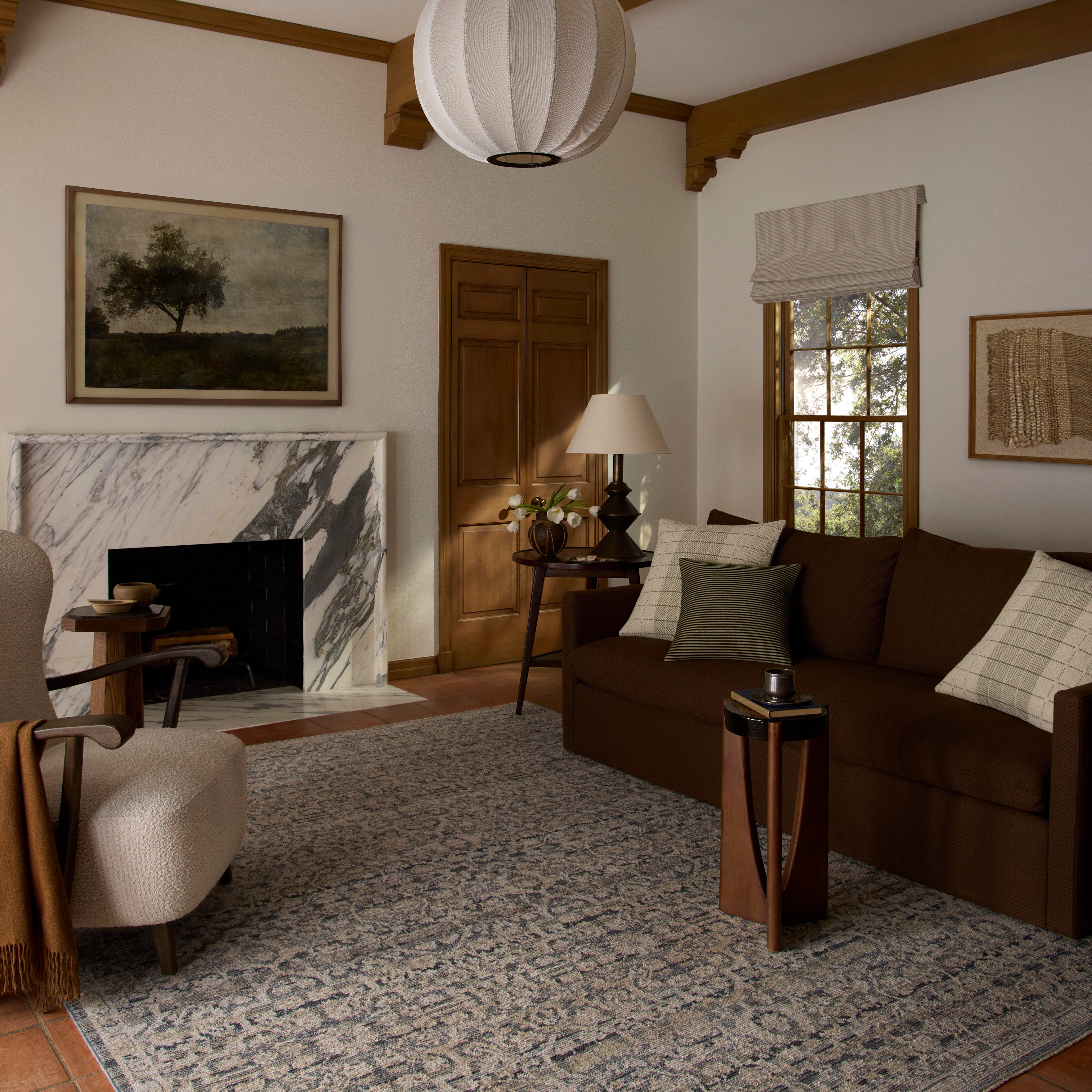 Loloi Milena Denim / Natural Rug RUGS - synthetic Loloi