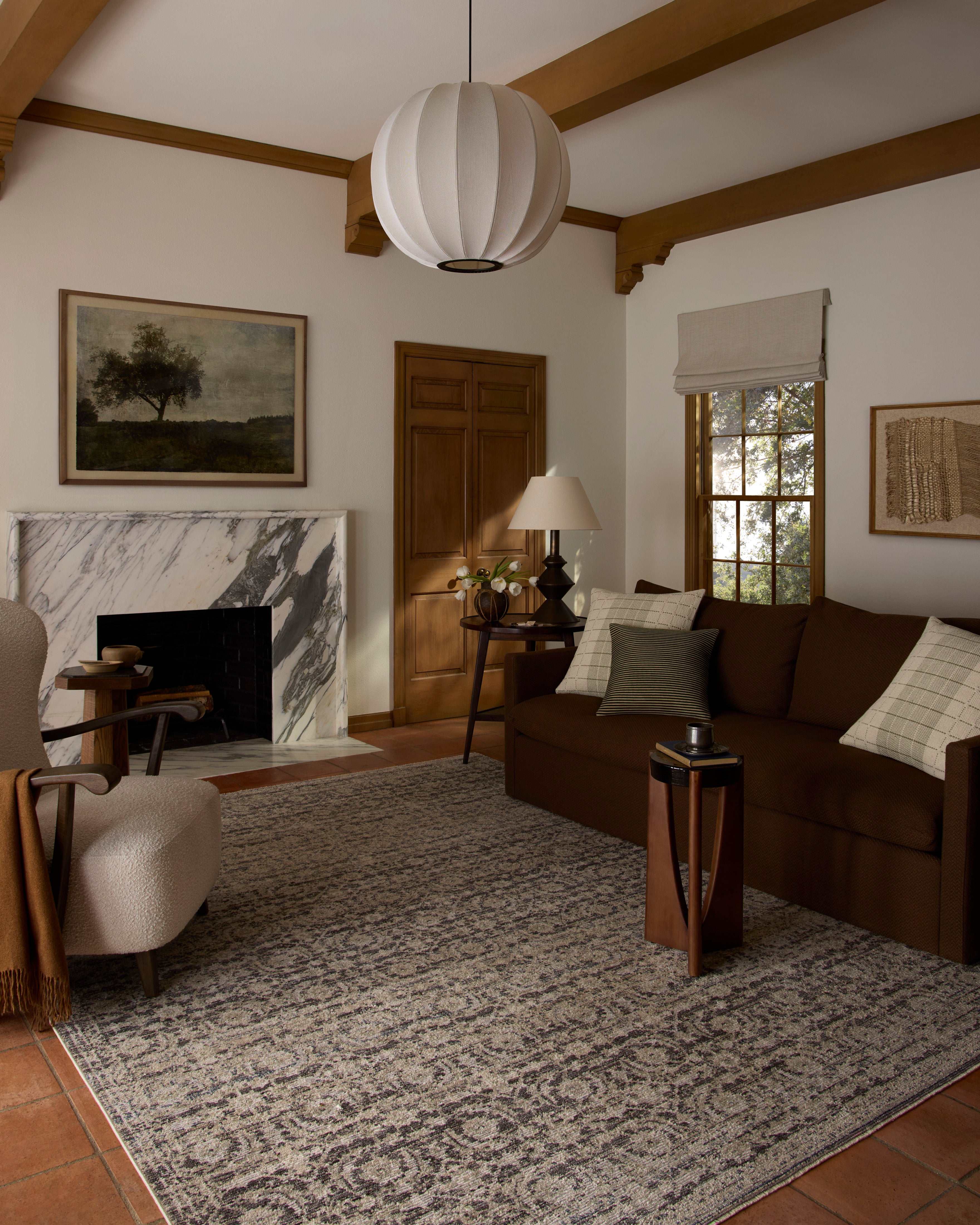 Loloi Milena Linen / Midnight Rug RUGS - synthetic Loloi