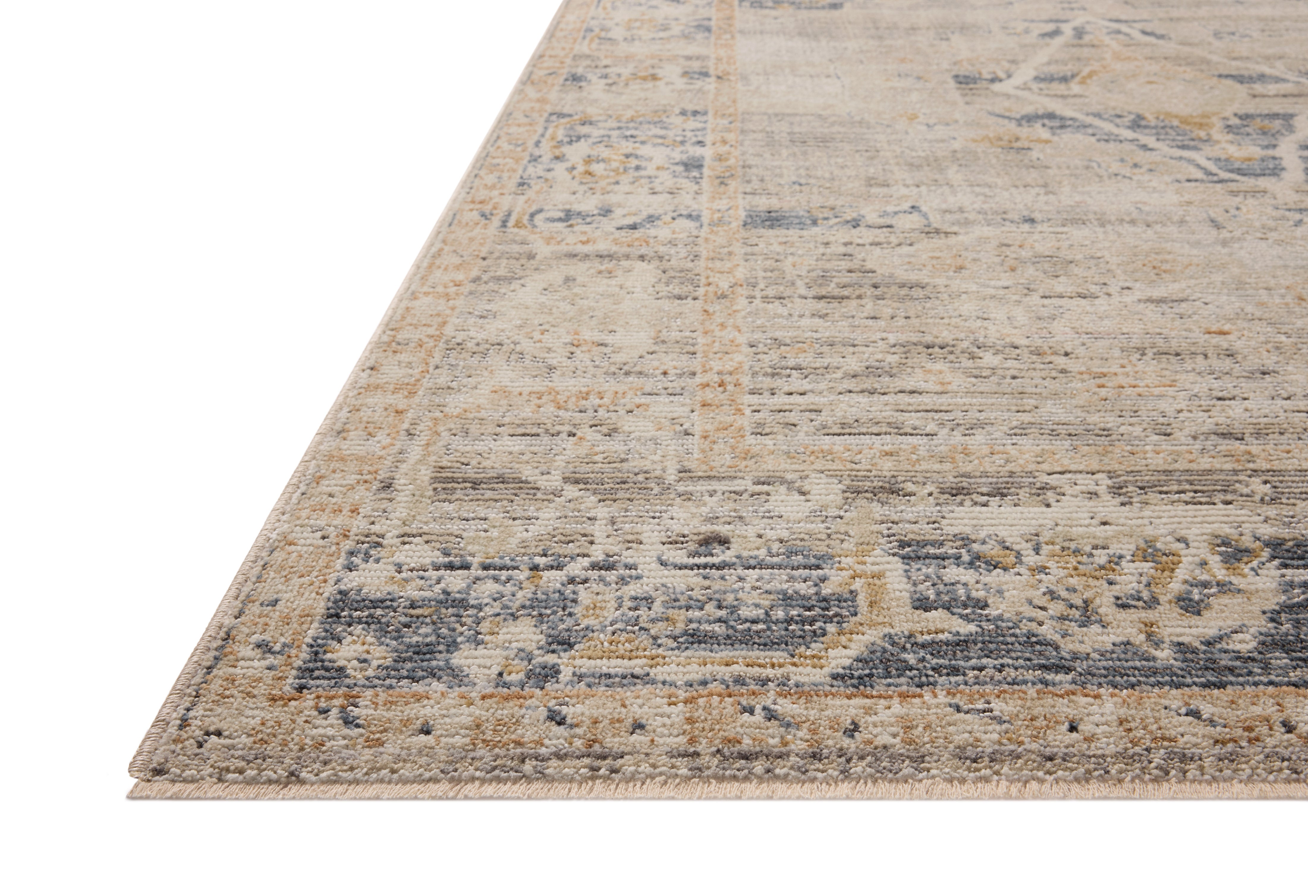 Loloi Milena Natural / Ivory Rug RUGS - synthetic Loloi 18" x 18"