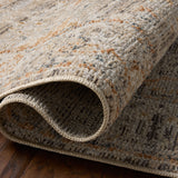 Loloi Milena Charcoal / Apricot Rug RUGS - synthetic Loloi