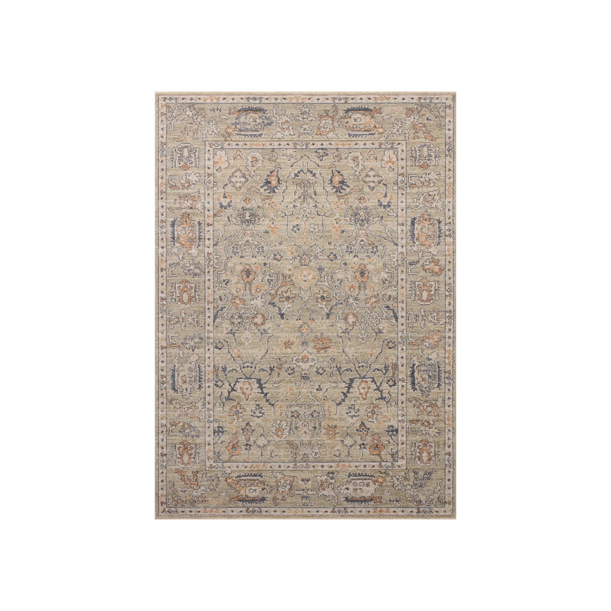 Loloi Milena Sage / Multi Rug RUGS - synthetic Loloi 18" x 18"
