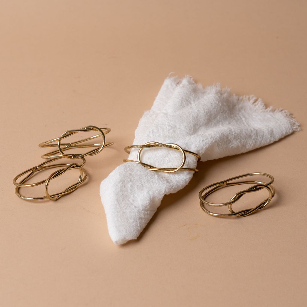 Twisted Knot Napkin Ring napkin ring Creative Co-op (DYA)