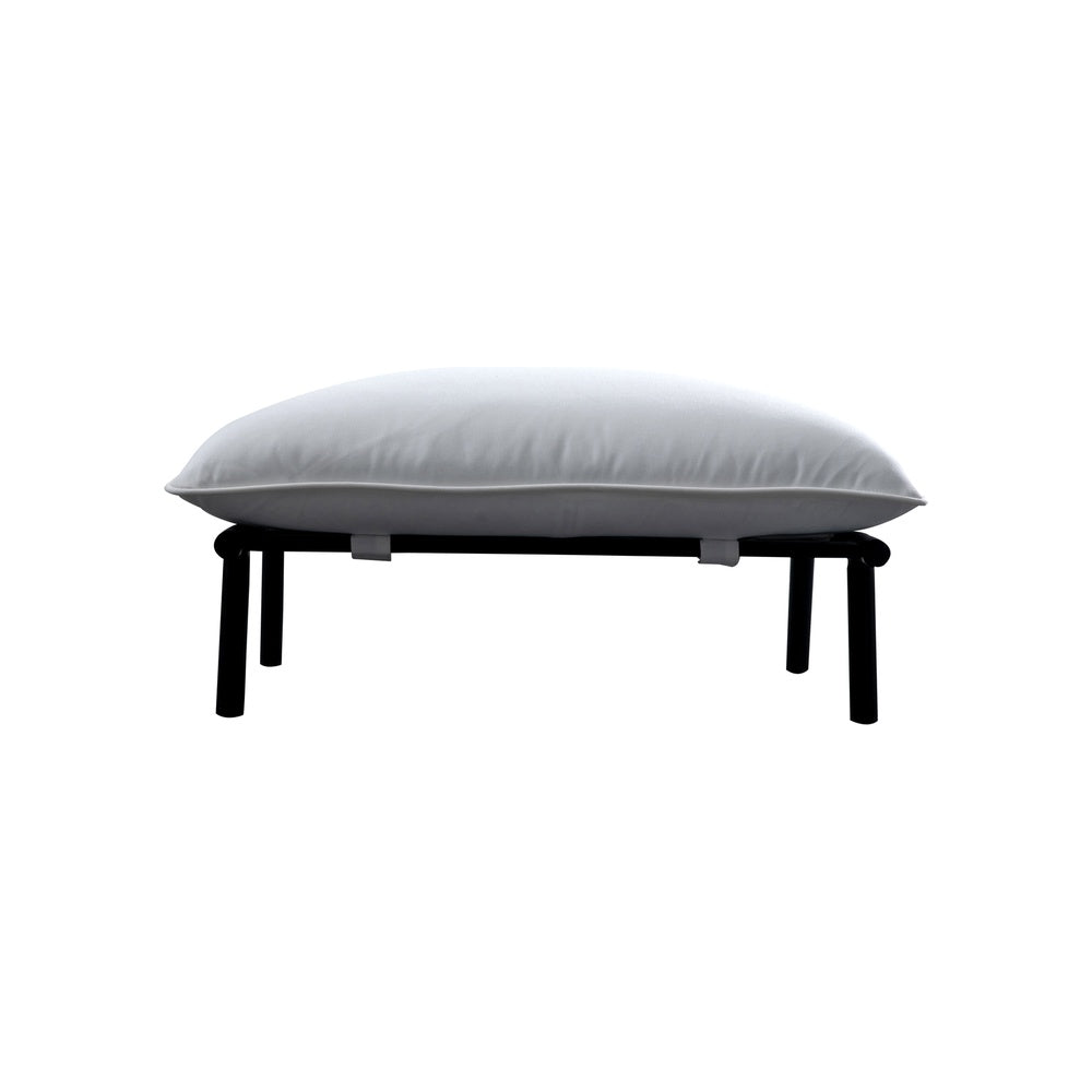 Mylene Outdoor Ottoman Furniture - Ottomans Moe's Furniture White