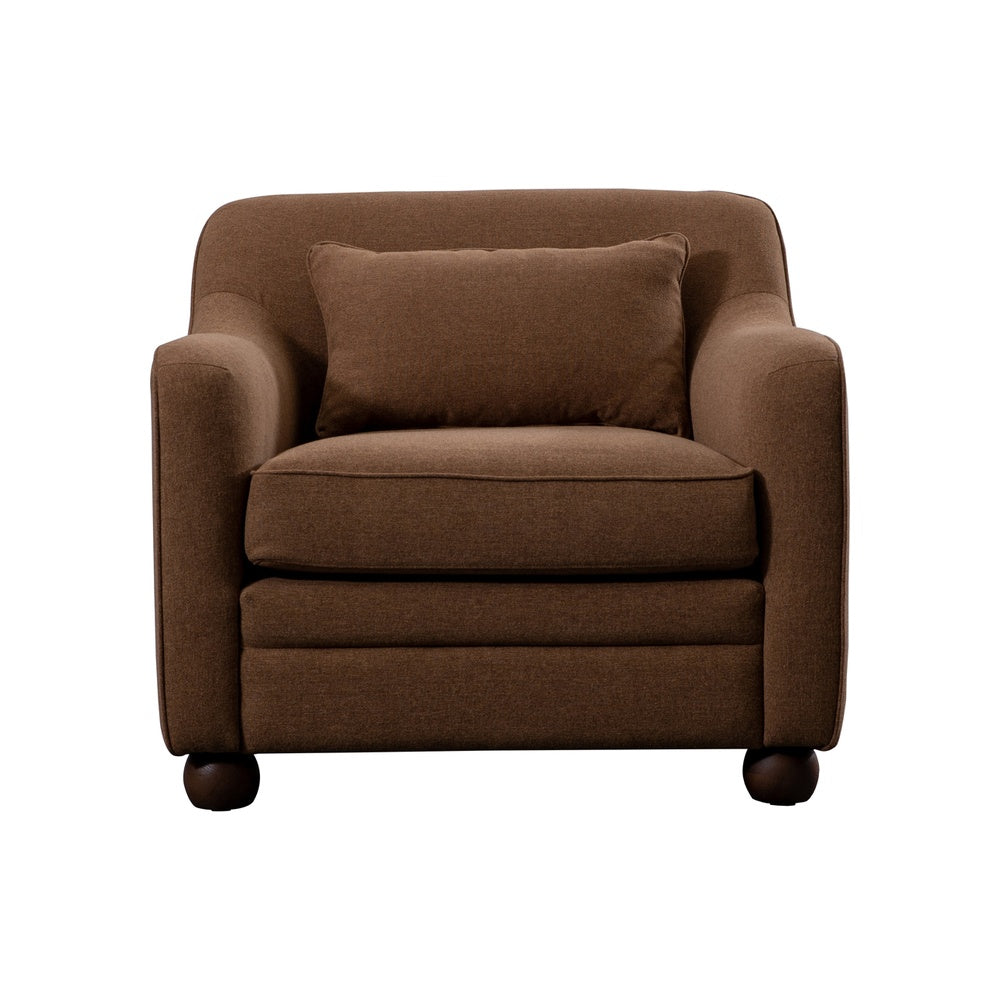 Aaren Accent Chair Furniture - Accent Chairs Moe's Furniture Orange