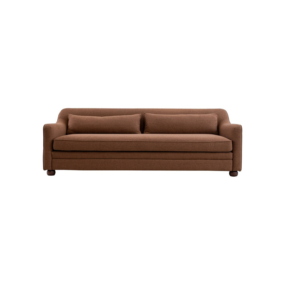 Aaren Sofa Furniture - Sofas Moe's Furniture Orange