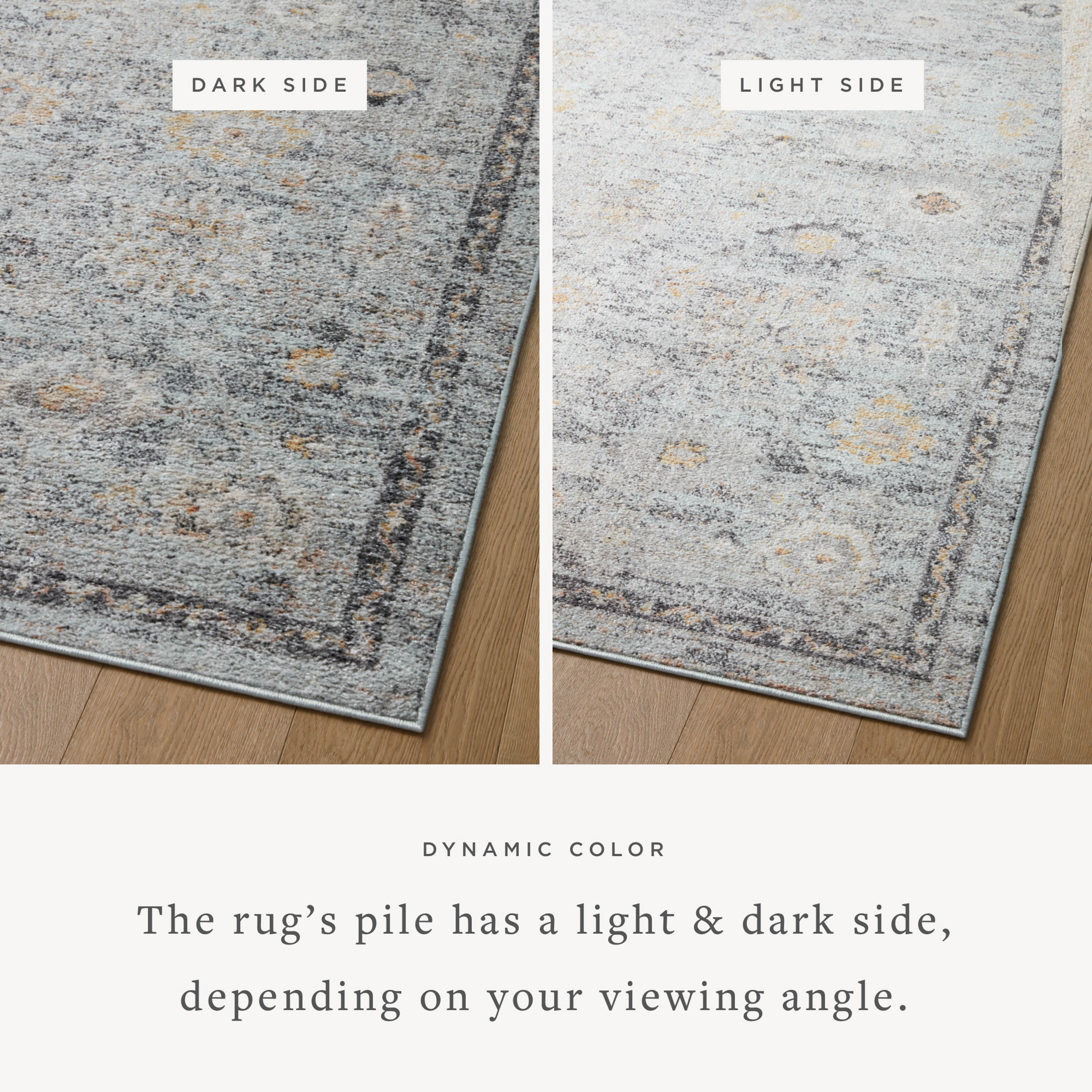 Loloi Monroe Sky / Gold Rug 0-RUGS-patterned Loloi