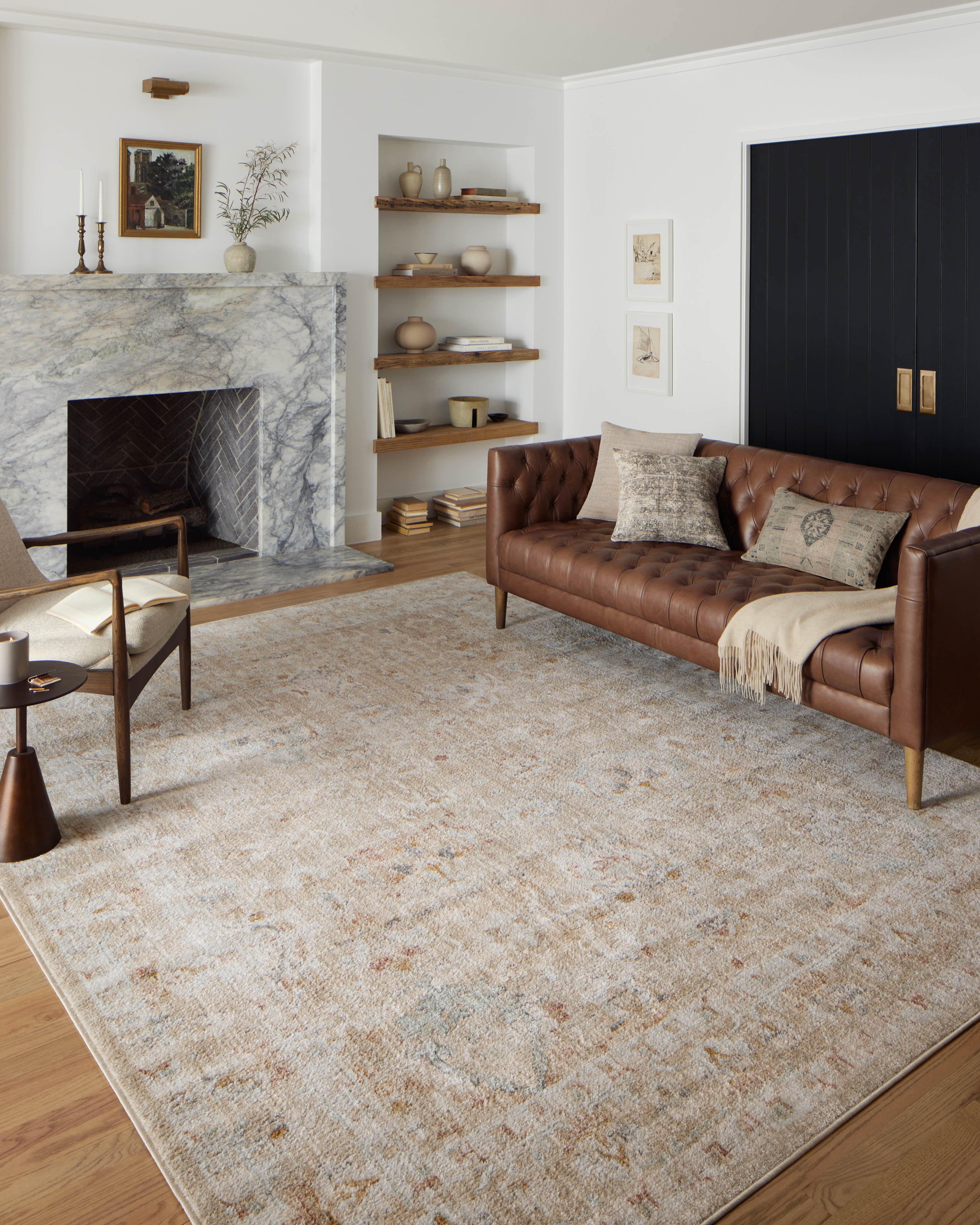 Loloi Monroe Sand / Sunrise Rug 0-RUGS-patterned Loloi