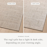 Amber Lewis x Loloi Monty Ivory / Taupe RUGS - patterned Loloi