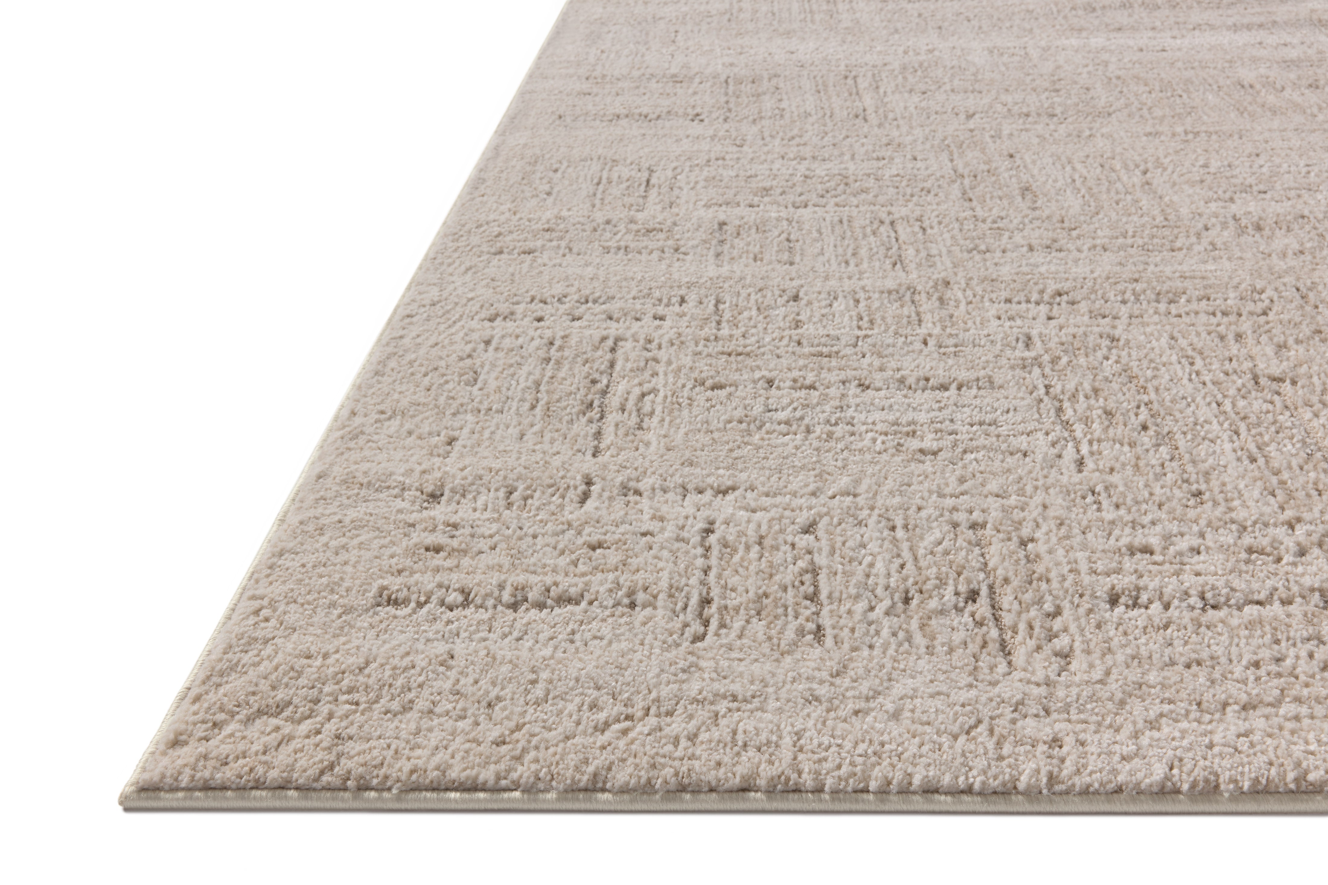 Amber Lewis x Loloi Monty Ivory / Taupe Rug RUGS - synthetic Loloi