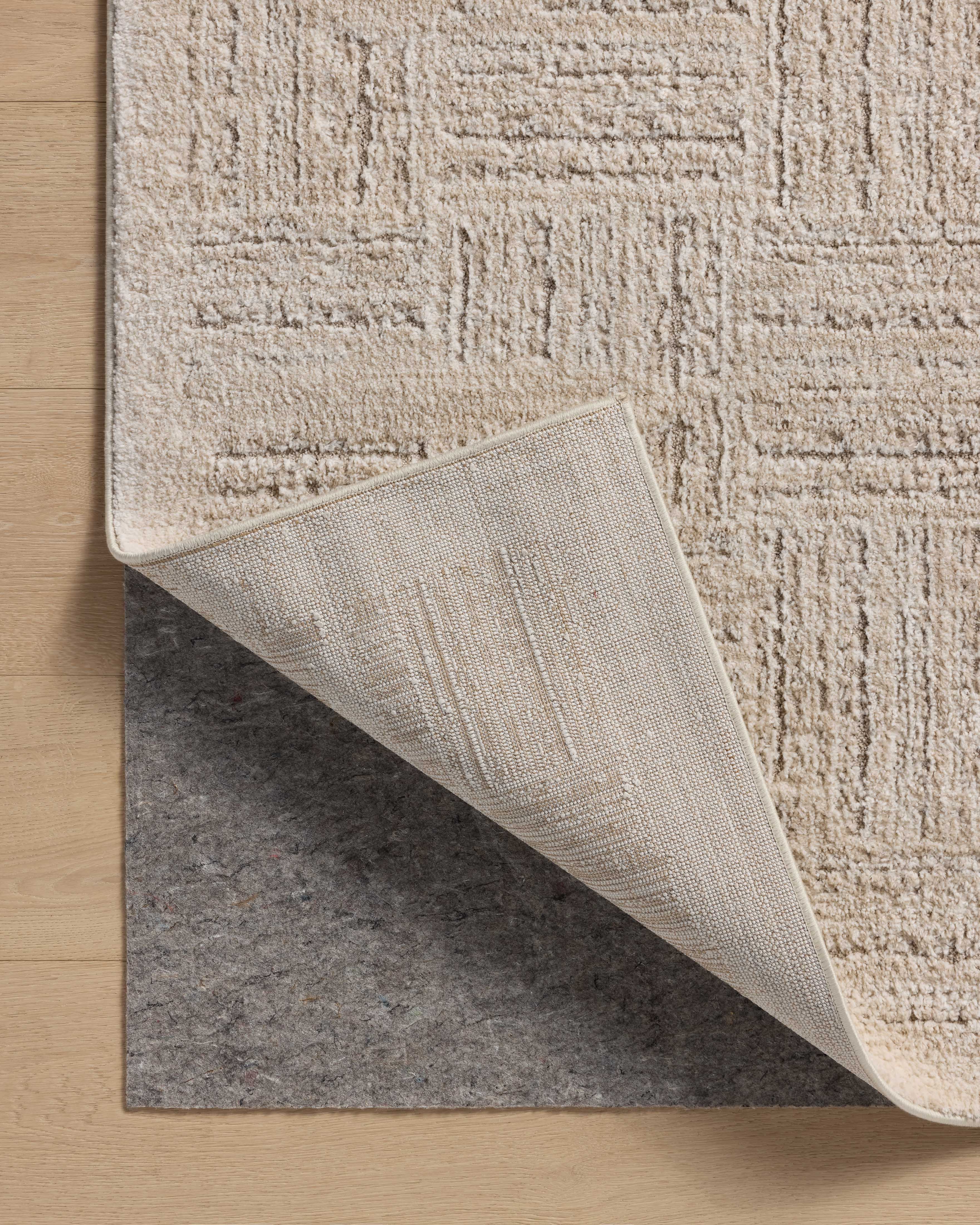Amber Lewis x Loloi Monty Ivory / Taupe Rug RUGS - synthetic Loloi