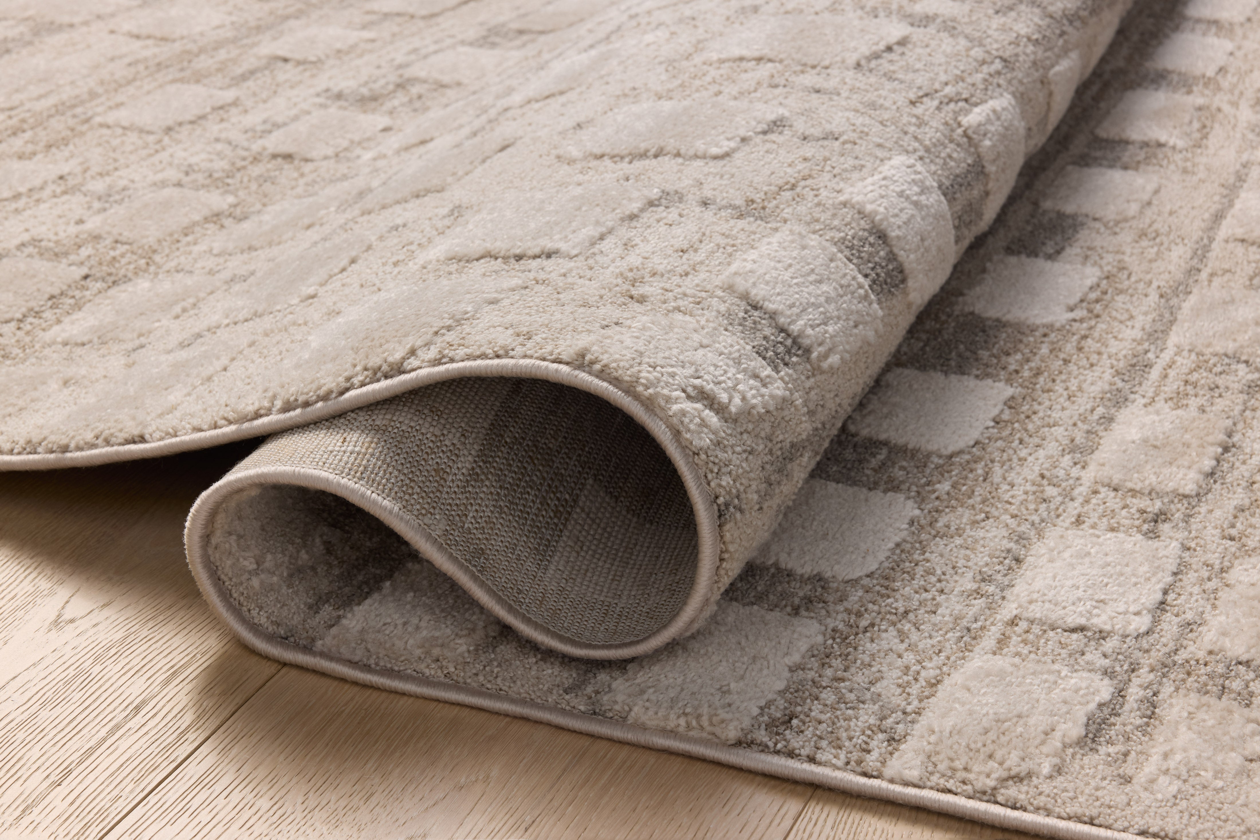 Amber Lewis x Loloi Monty Pebble / Beige RUGS - patterned Loloi