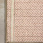 Chris Loves Julia x Loloi Marvin Blush / Ivory Bath Mat - Rug & Weave