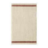 Chris Loves Julia x Loloi Marvin Ivory / Brick Bath Mat