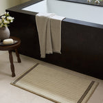 Chris Loves Julia x Loloi Marvin Ivory / Charcoal Bath Mat - Rug & Weave