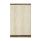 Chris Loves Julia x Loloi Marvin Ivory / Charcoal Bath Mat