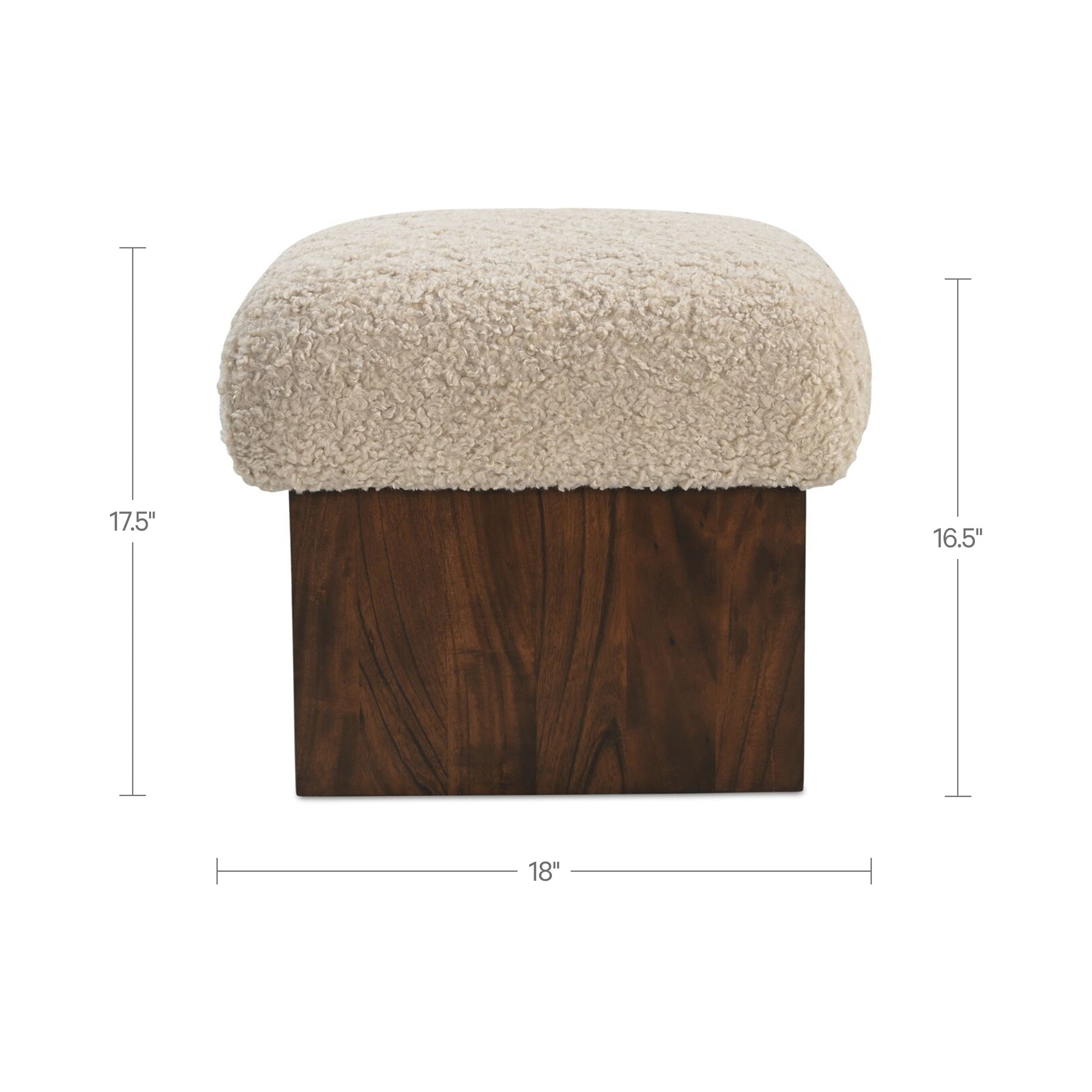 Soren Ottoman FURNITURE - ottoman Moe's Furniture