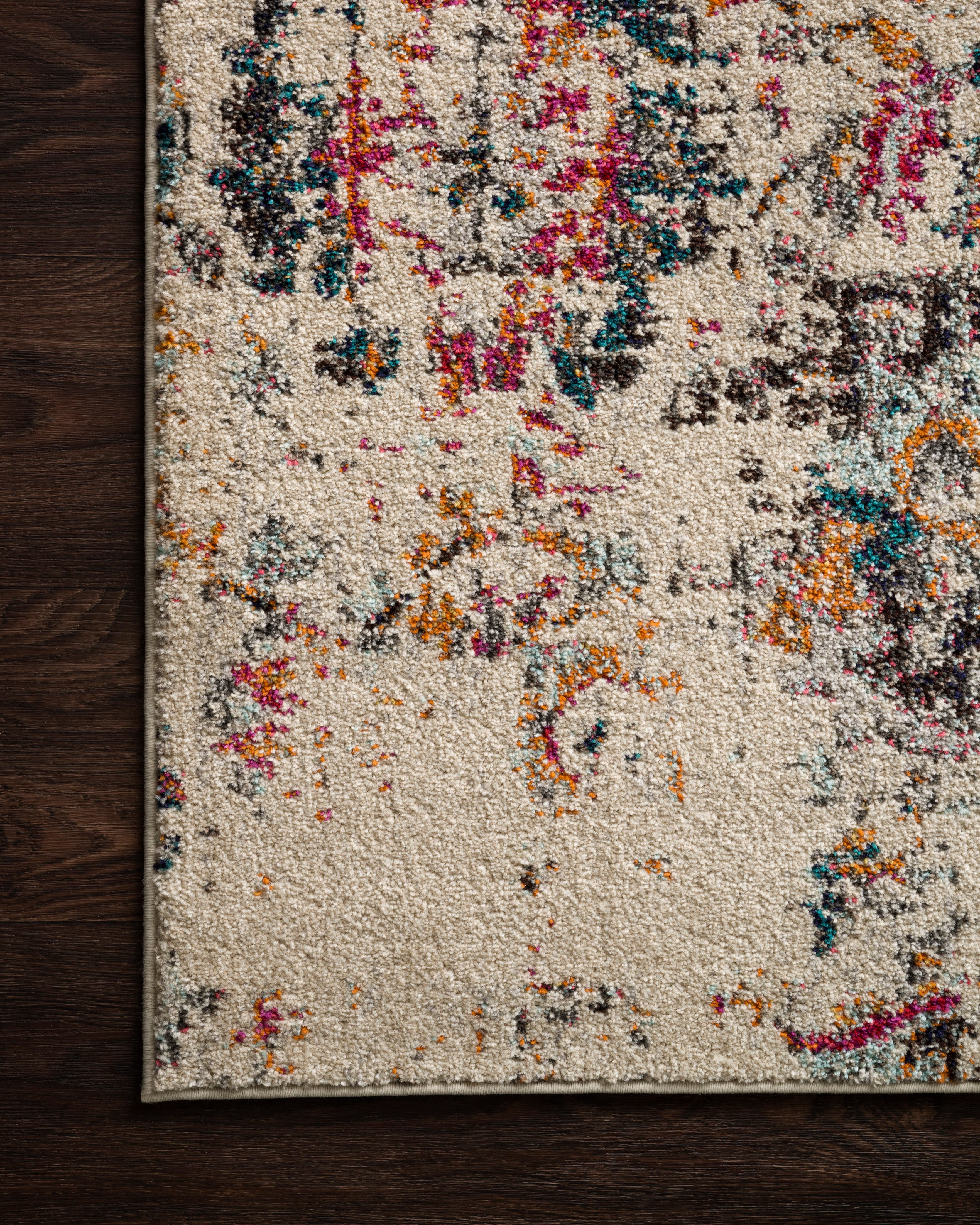 Loloi Nadia Ivory / Multi Rug RUGS - synthetic Loloi