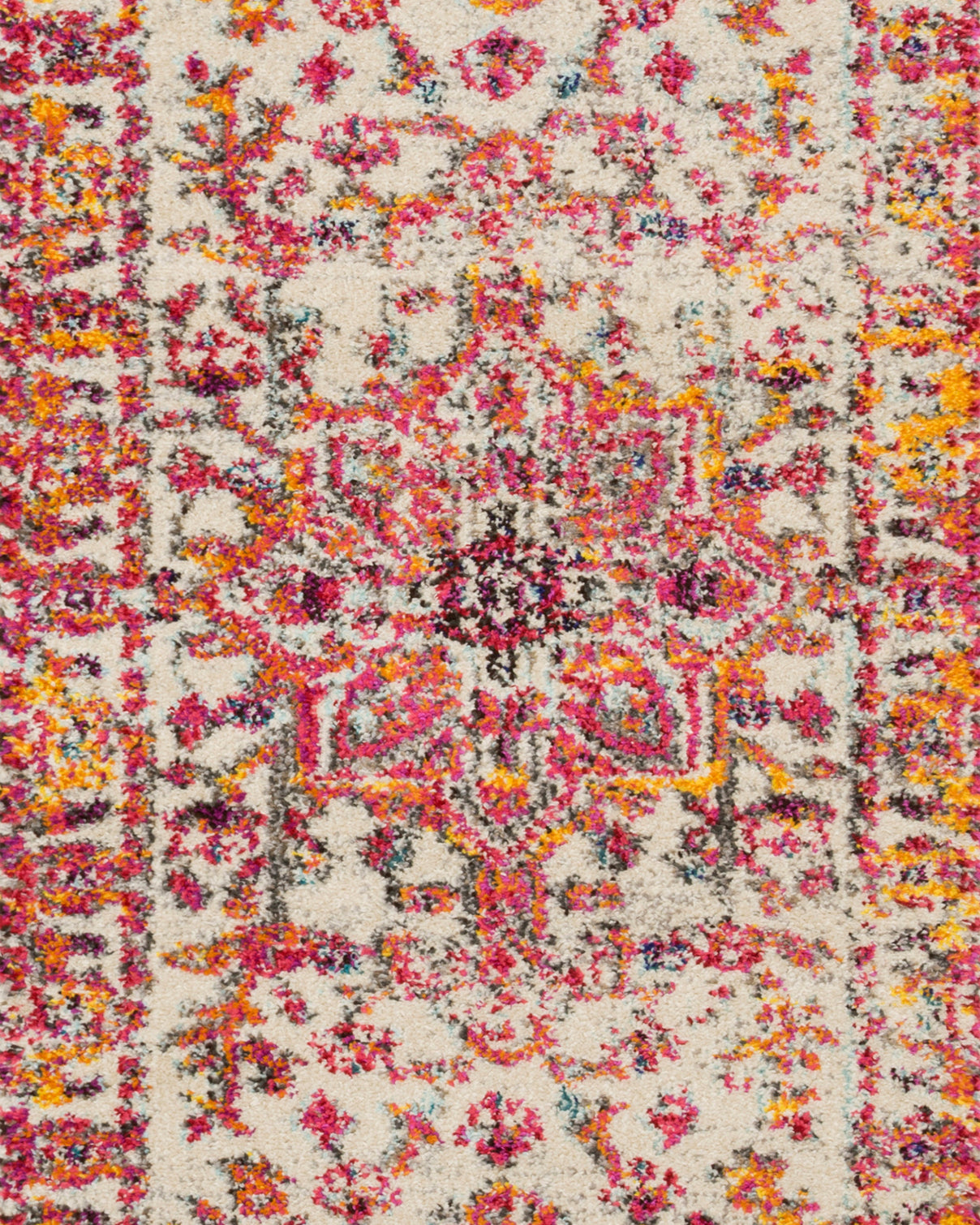 Loloi Nadia Ivory / Pink Rug RUGS - synthetic Loloi