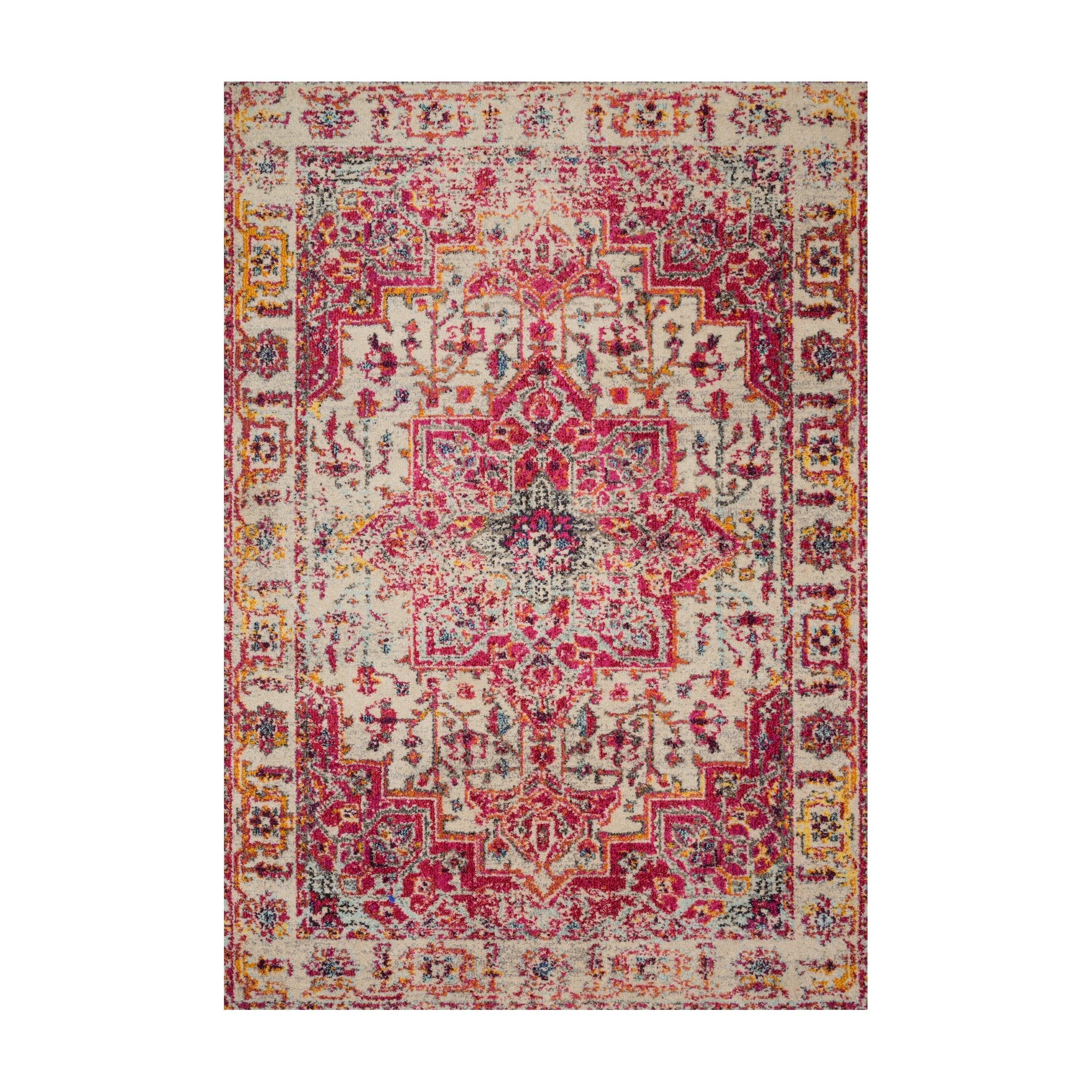 Loloi Nadia Ivory / Pink Rug RUGS - synthetic Loloi 10'0" x 14'0"