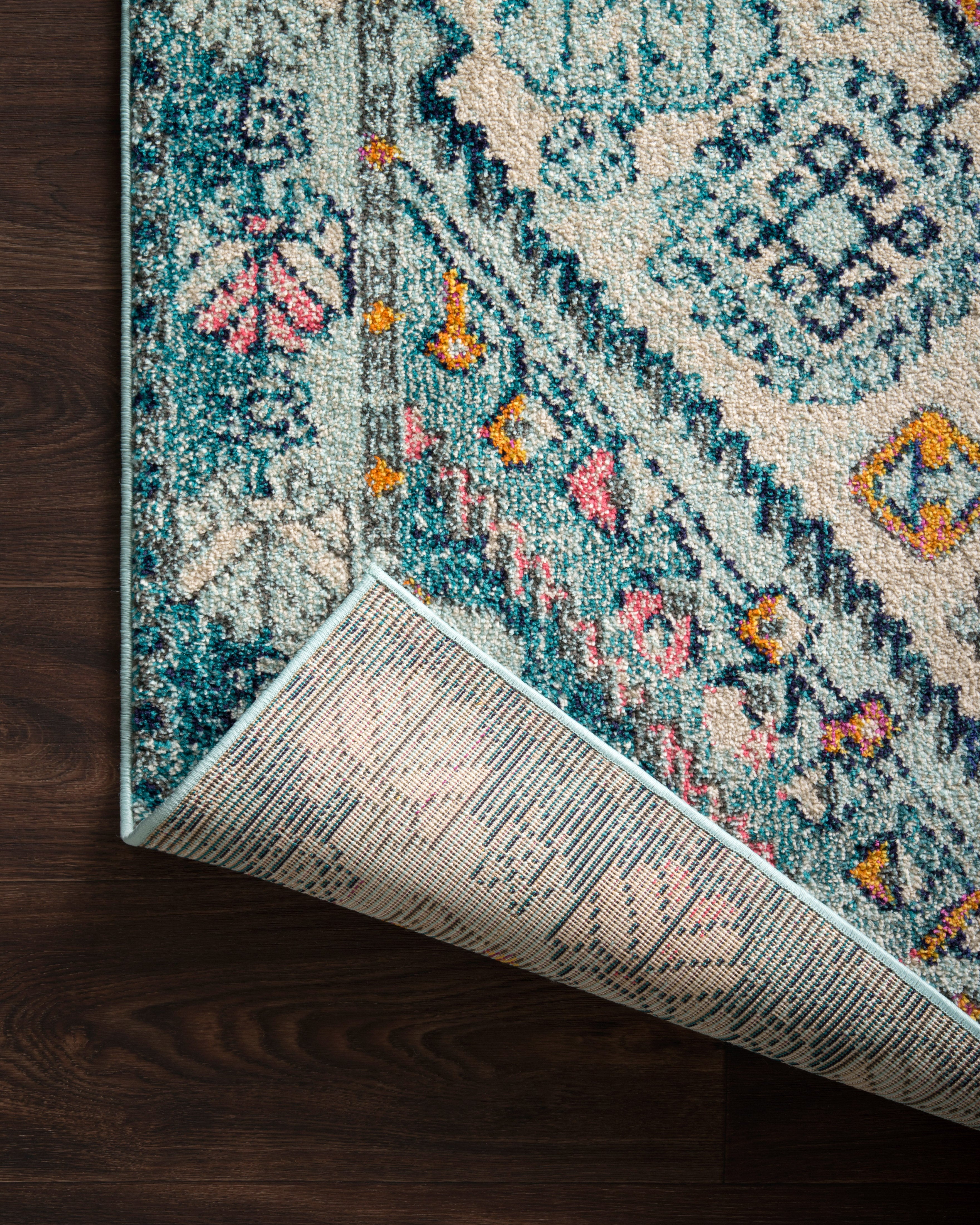Loloi Nadia Aqua / Navy Rug Loloi