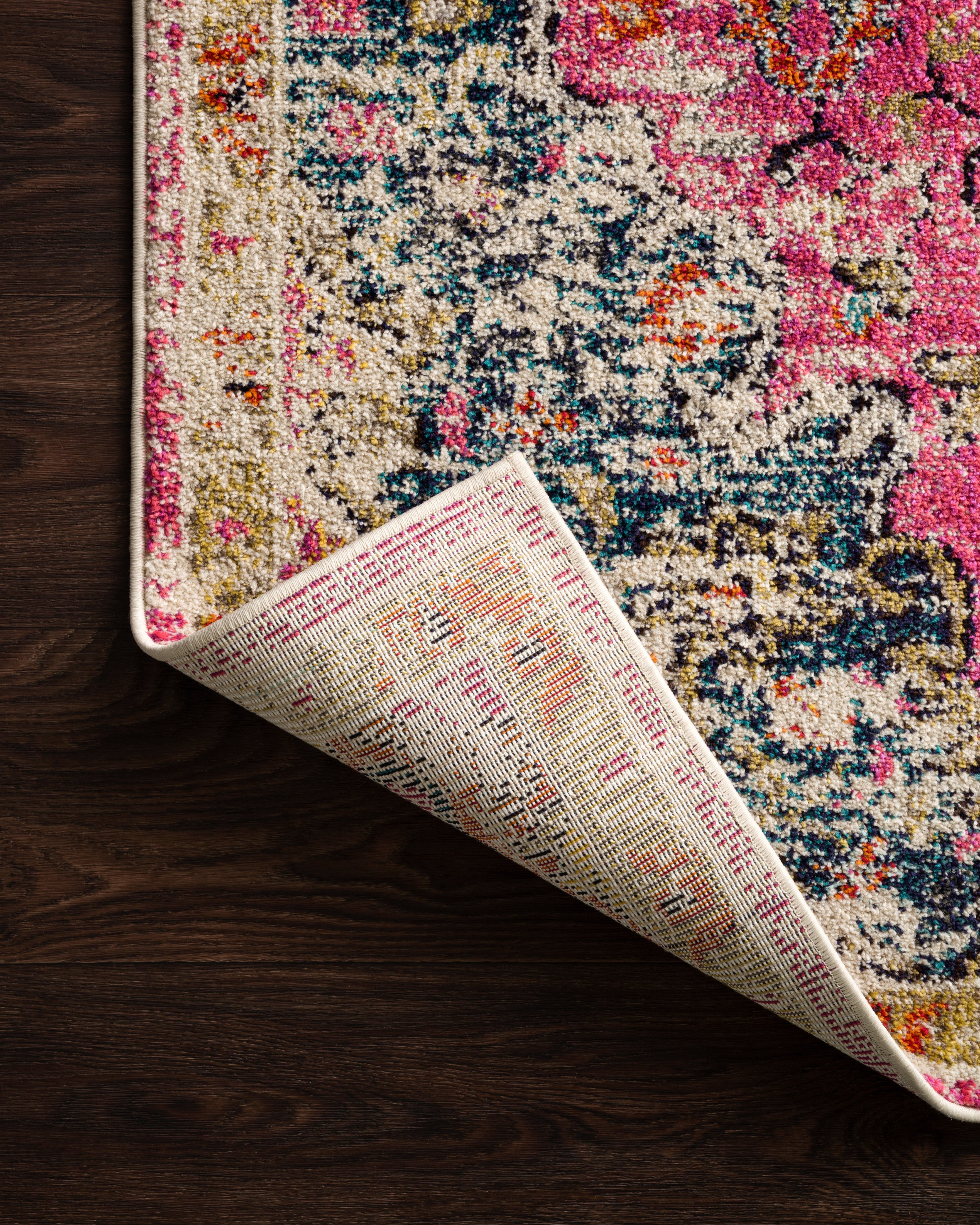 Loloi Nadia Pink / Midnight Rug Loloi
