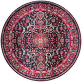 Loloi Nadia Midnight / Pink Rug Loloi