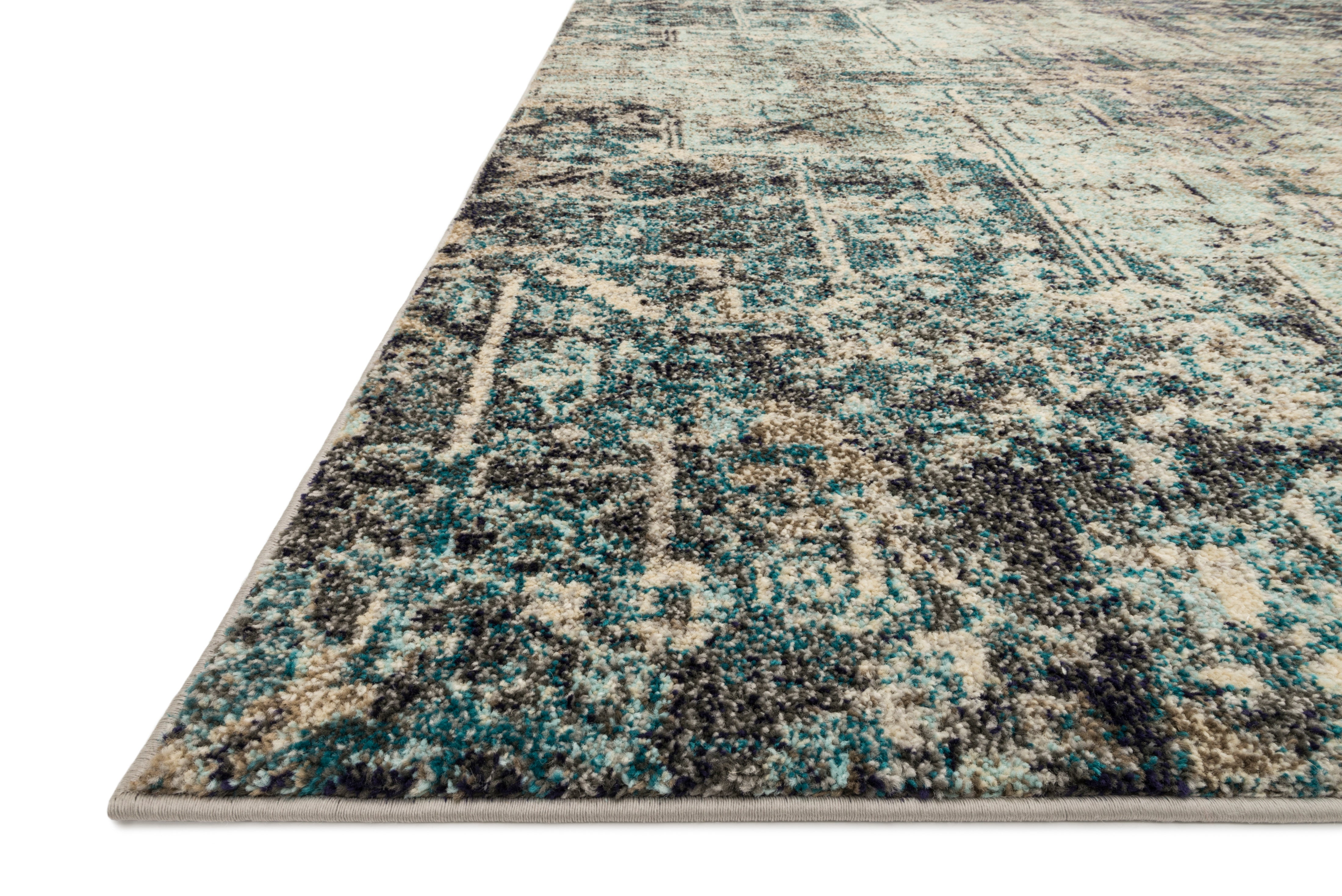 Loloi Nadia Smoke / Slate Rug RUGS - synthetic Loloi