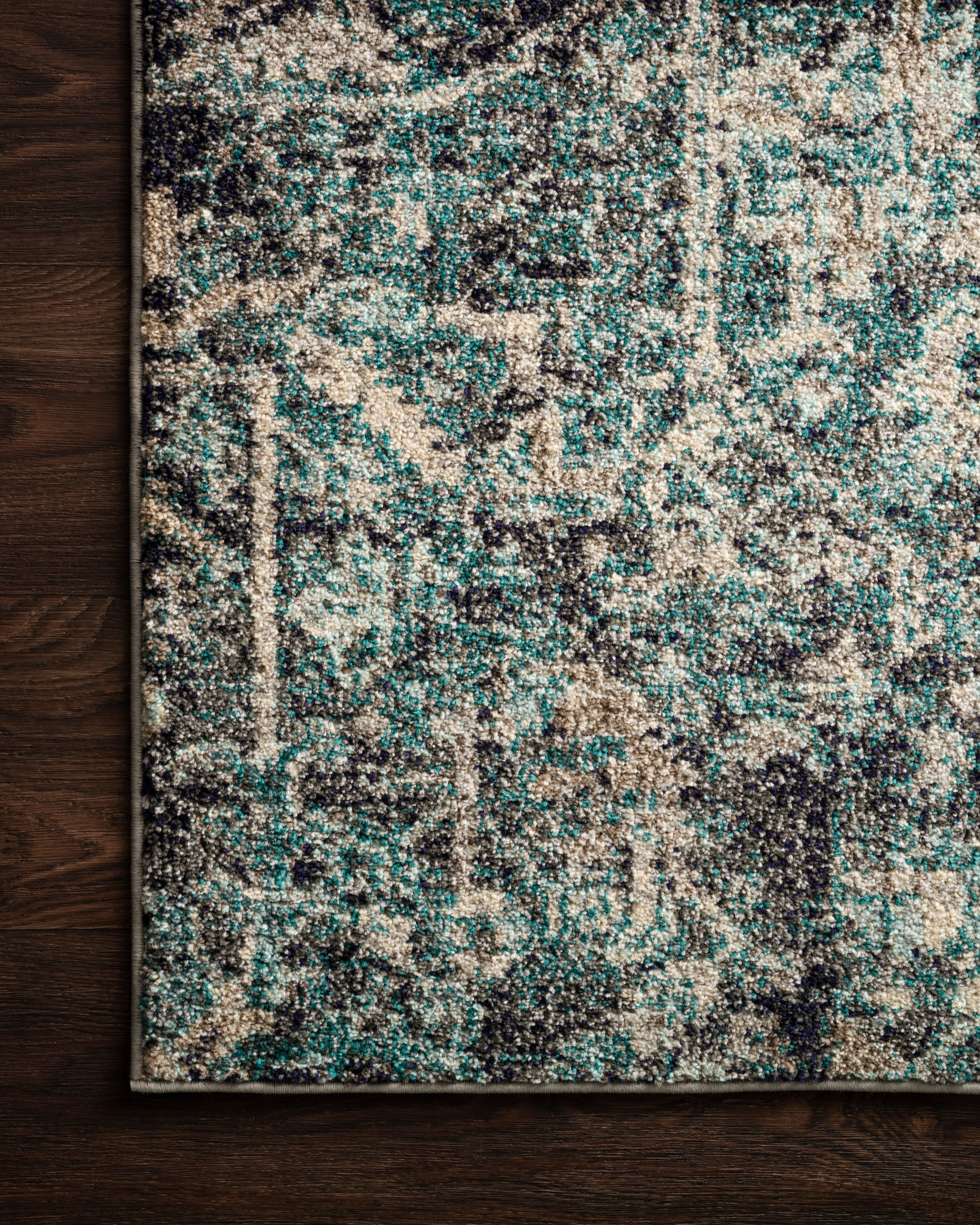 Loloi Nadia Smoke / Slate Rug RUGS - synthetic Loloi