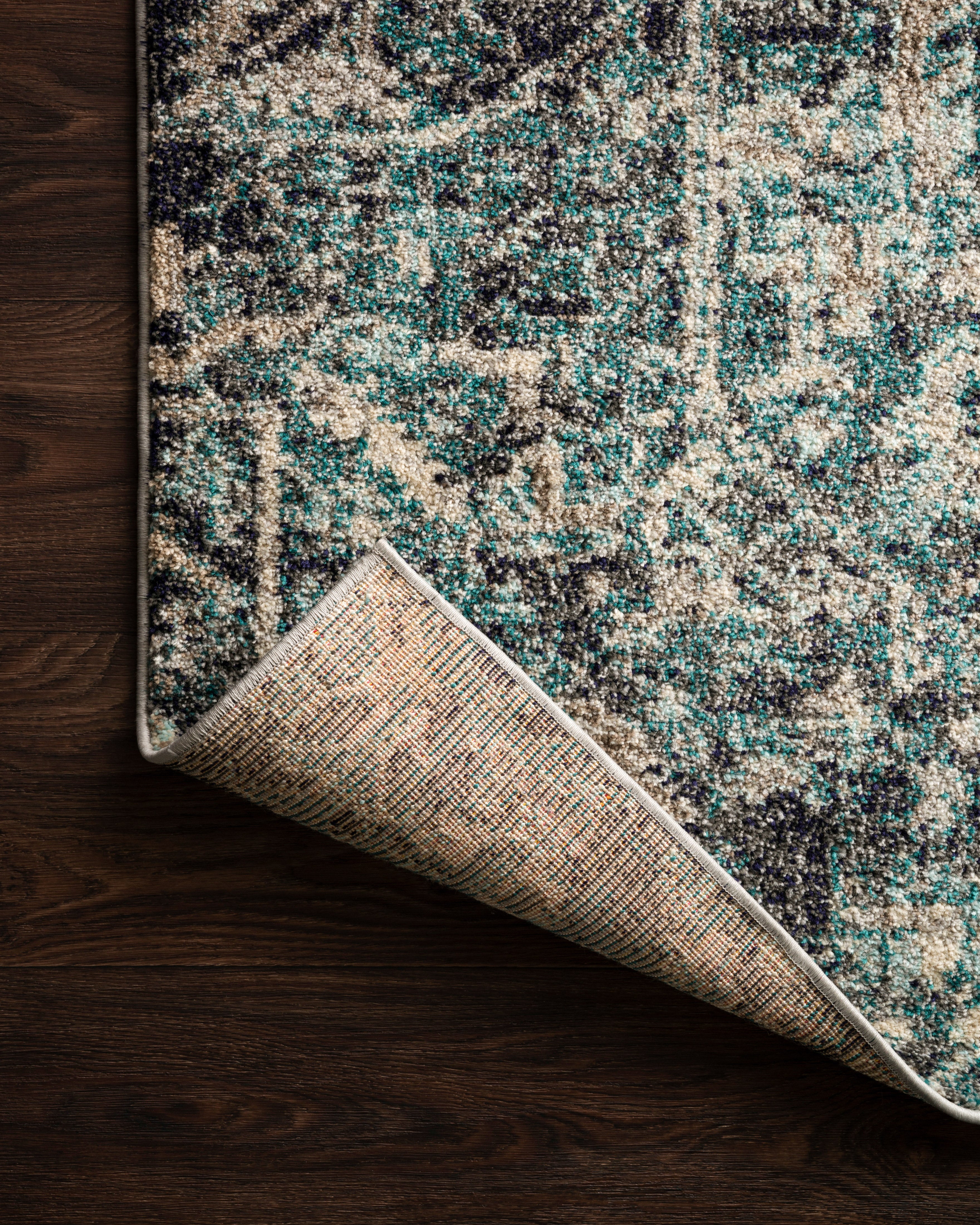 Loloi Nadia Smoke / Slate Rug RUGS - synthetic Loloi