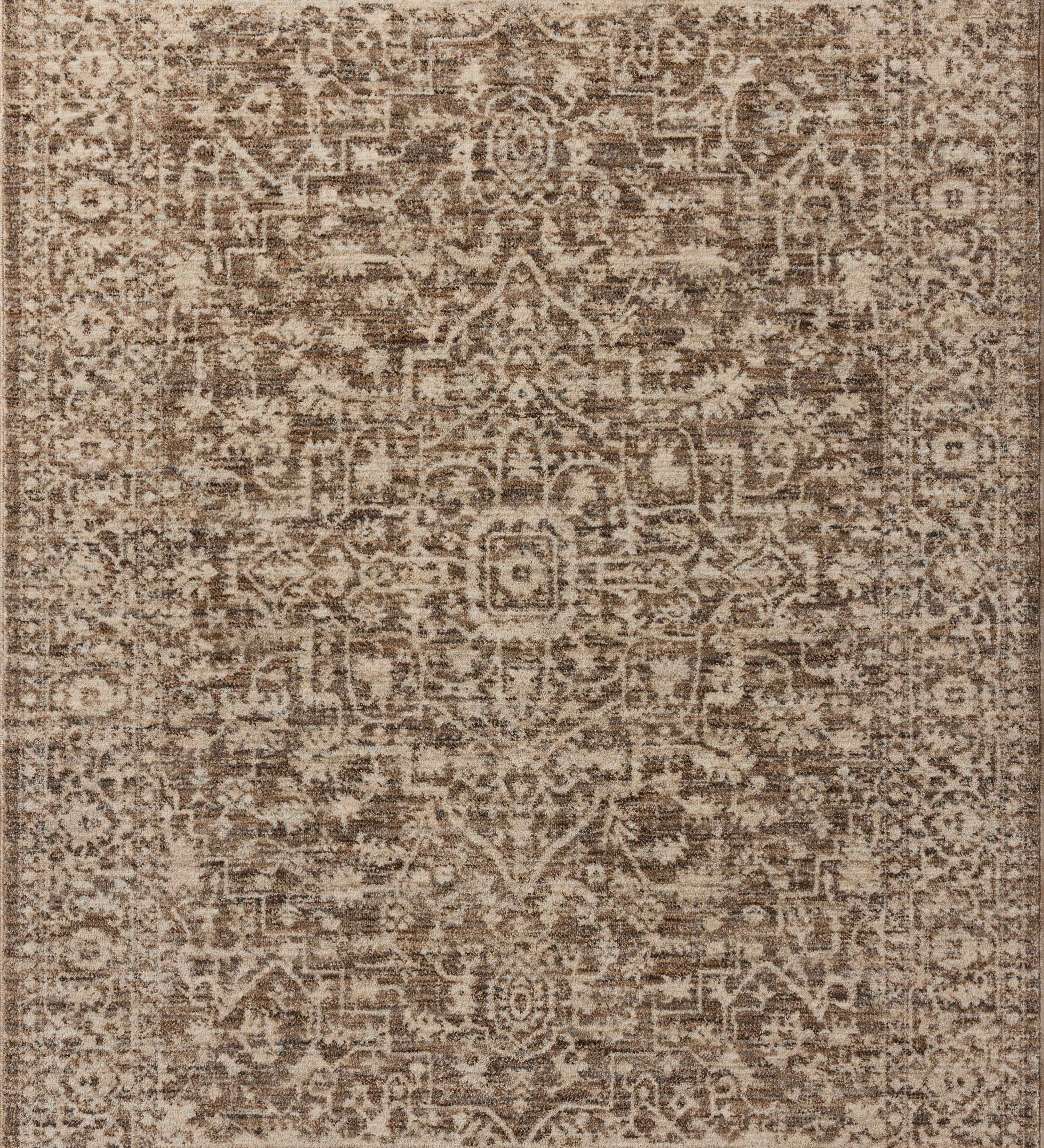 Loloi Newman Dark Taupe / Natural Rug – view 2