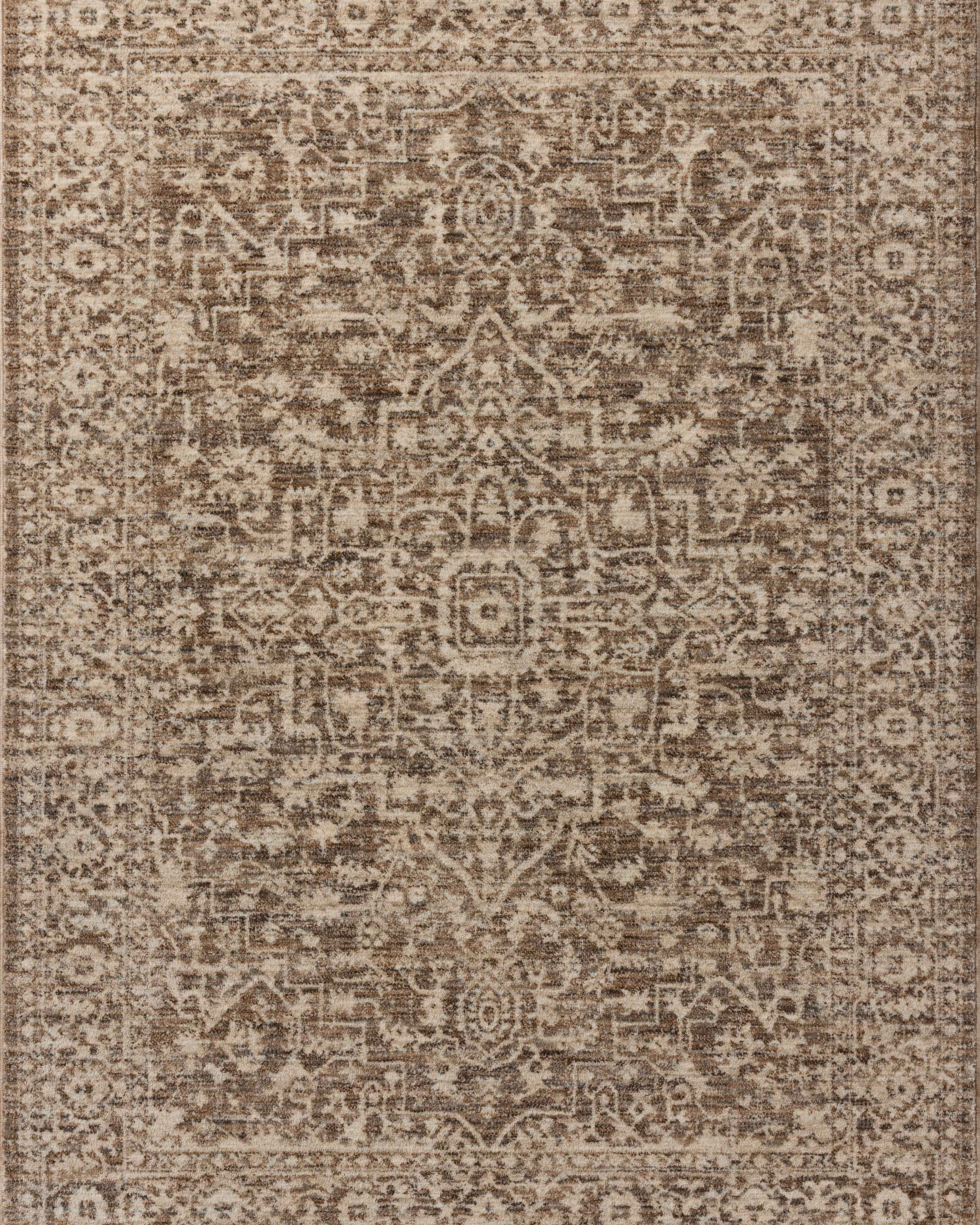 Loloi Newman Dark Taupe / Natural Rug Rugs Loloi