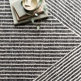 Loloi Newton Charcoal / Ivory Rug patterned rugs Loloi