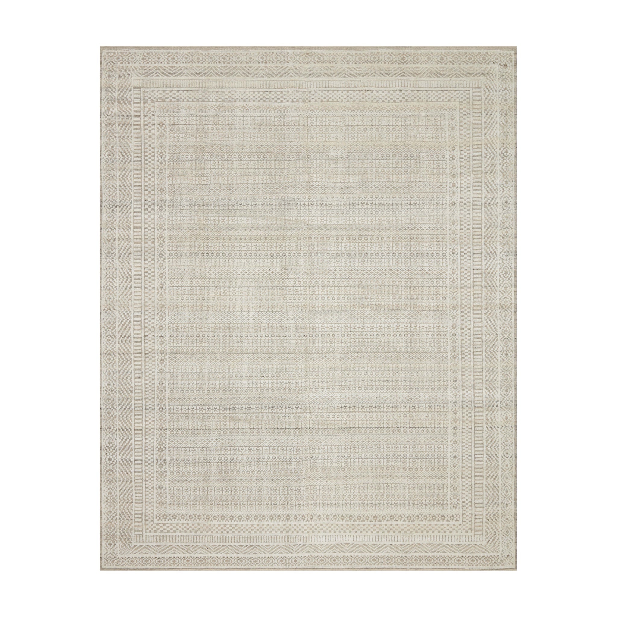 Loloi Nola Natural / Ivory Rug RUGS - wool Loloi 18" x 18"