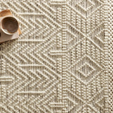 Loloi Noelle Ivory / Black Rug RUGS - wool Loloi