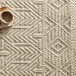 Loloi Noelle Ivory / Black Rug No.1 RUGS - wool Loloi