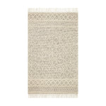 Loloi Noelle Ivory / Black Rug No.2 RUGS - wool Loloi 18" x 18"