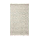 Loloi Noelle Ivory / Blue Rug No.1 RUGS - wool Loloi 18" x 18"