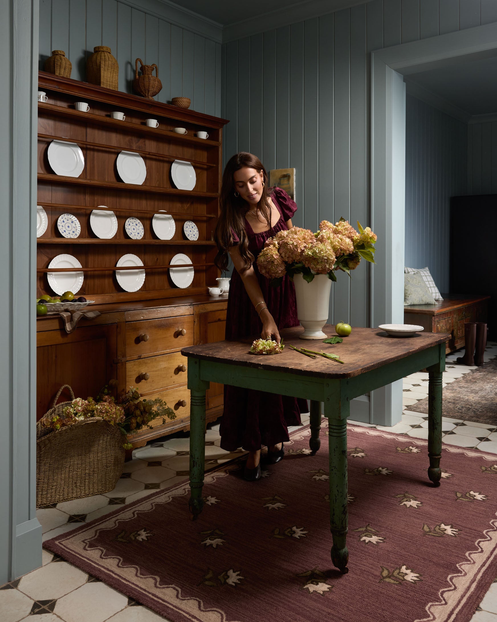 Chris Loves Julia x Loloi Norah Berry / Natural Rug - Rug & Weave