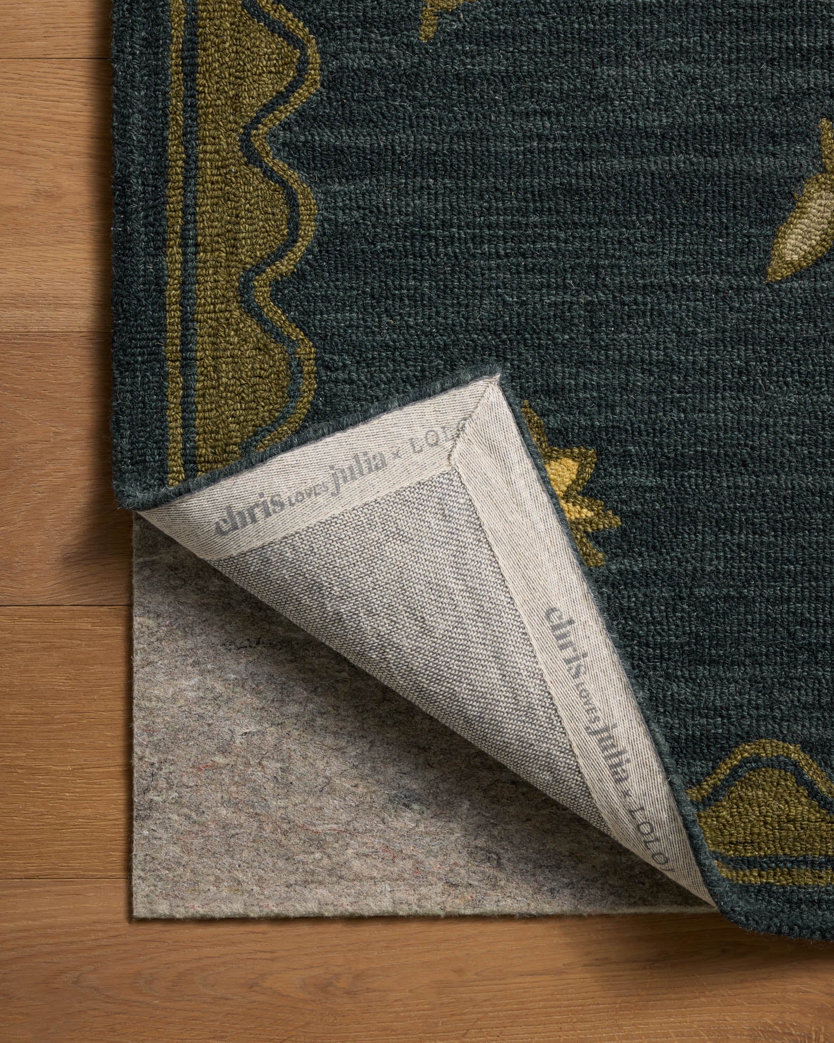 Chris Loves Julia x Loloi Norah Midnight / Olive Rug - Rug & Weave