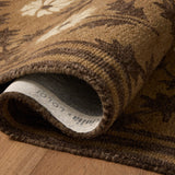 Chris Loves Julia x Loloi Norah Tan / Espresso Rug - Rug & Weave