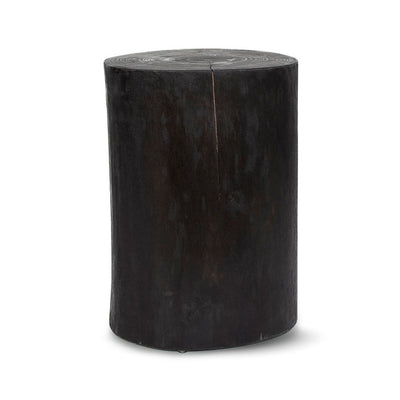 Soleil Wood Side Table - Black