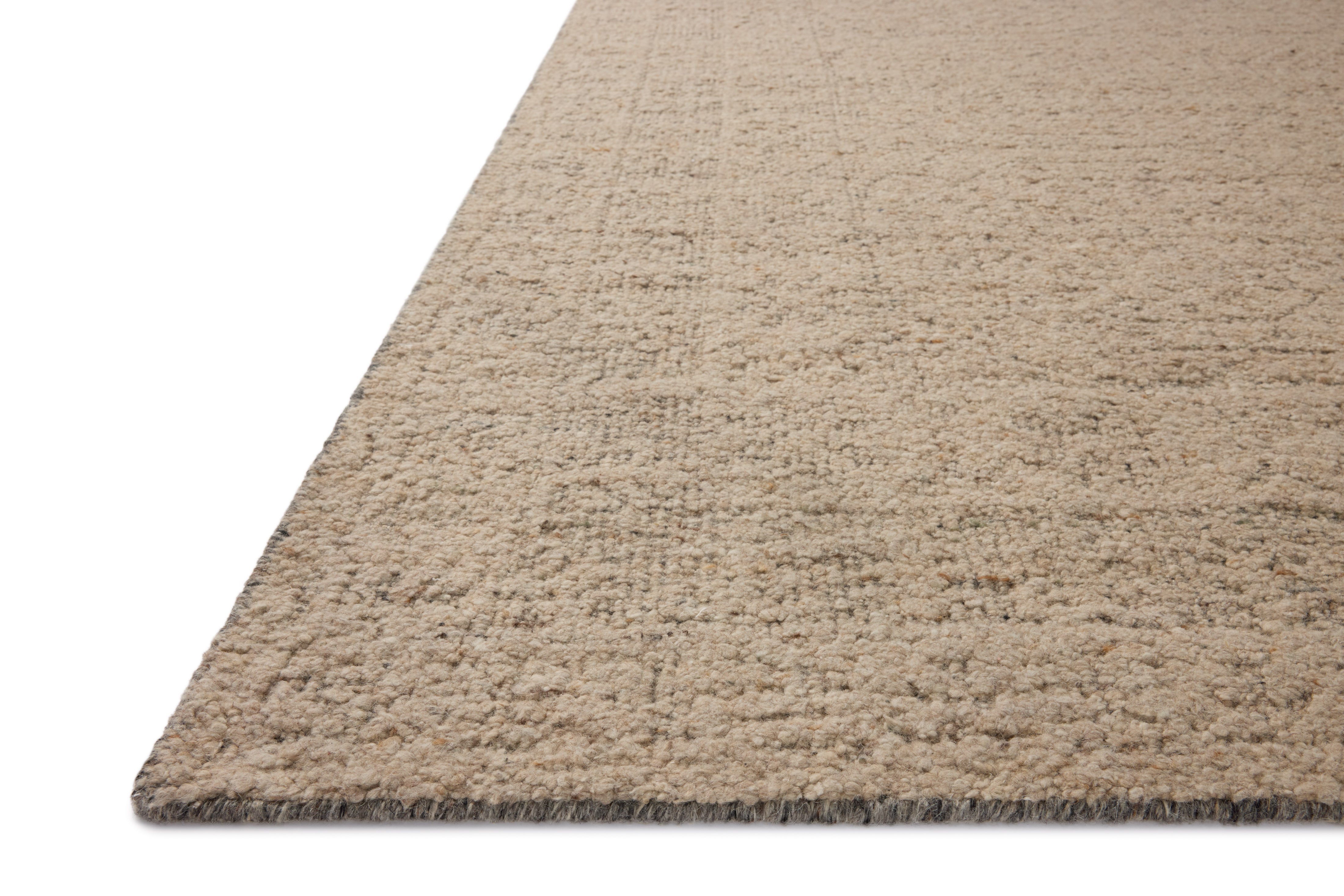 Loloi Novi Oatmeal / Grey Rug RUGS - wool Loloi 18" x 18" sample