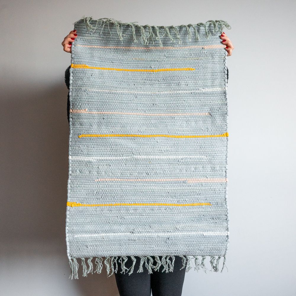 Fog Stripe Mat - Rug & Weave