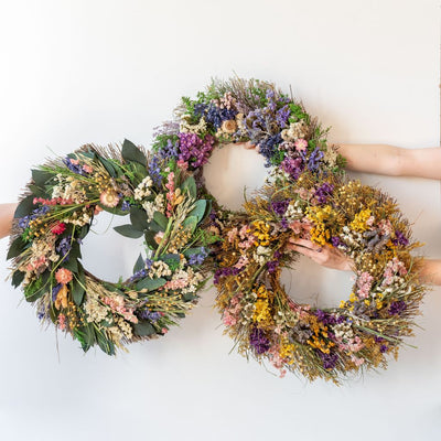 Dried Sunshine Wreath - Rug & Weave