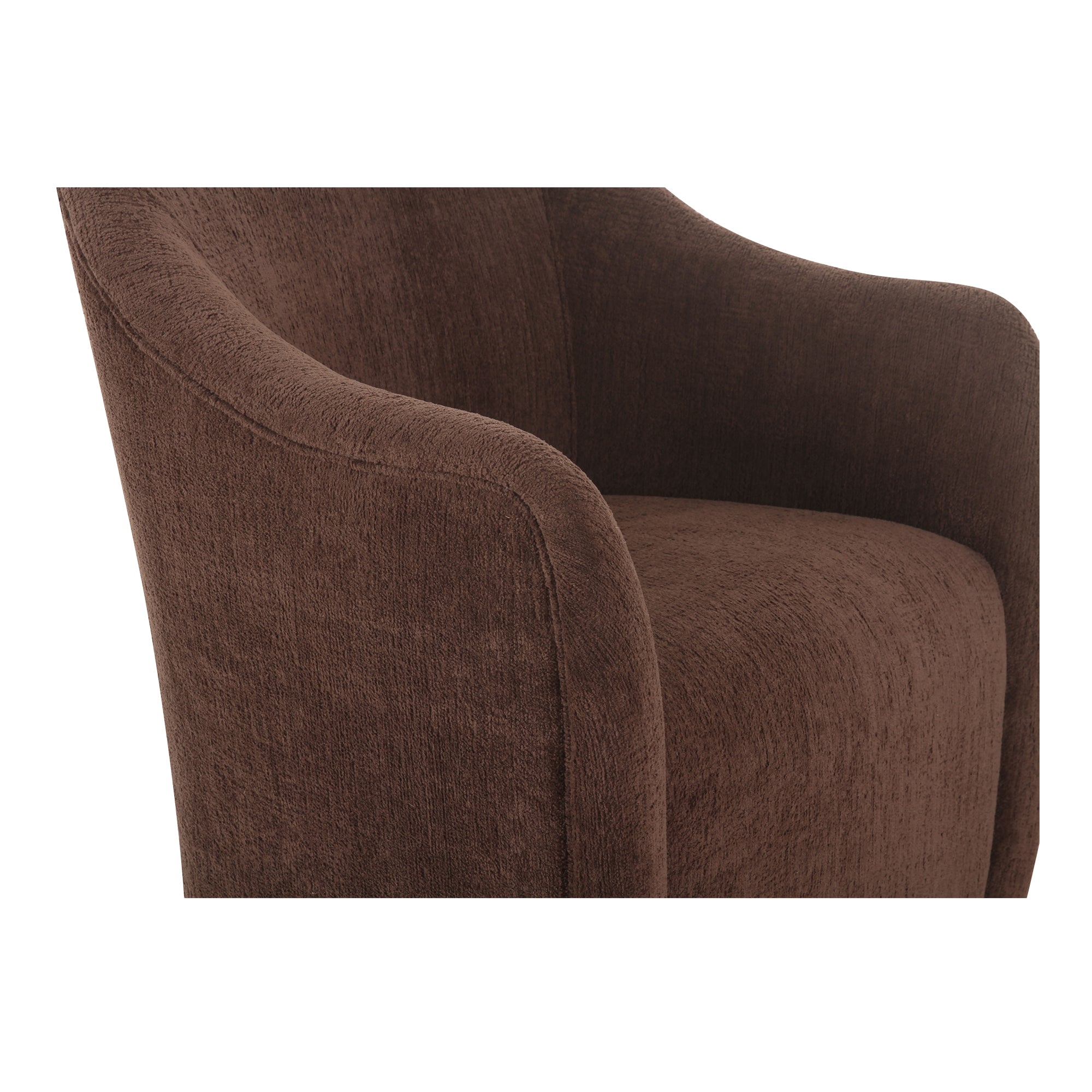 Drava Rolling Dining Chair FURNITURE - dining chair Moe's Furniture