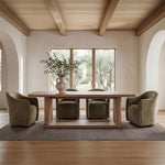 Darcy Rolling Dining Chair FURNITURE - dining chair Moe's Furniture